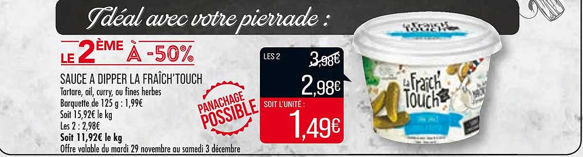 Sauce A Dipper La Fraîch'touch