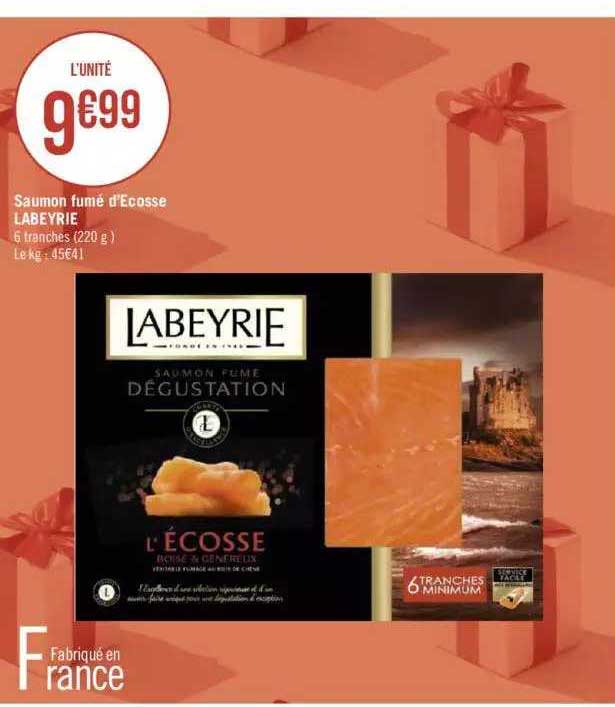 saumon fumé d'écosse labeyrie