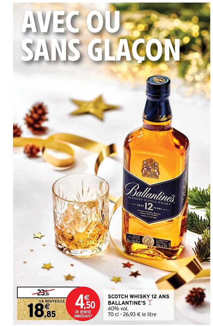 scotch whisky 12 ans ballantine's
