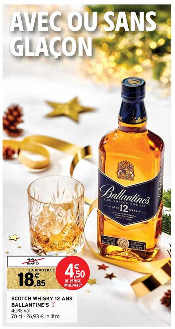 scotch whisky 12 ans ballantine's