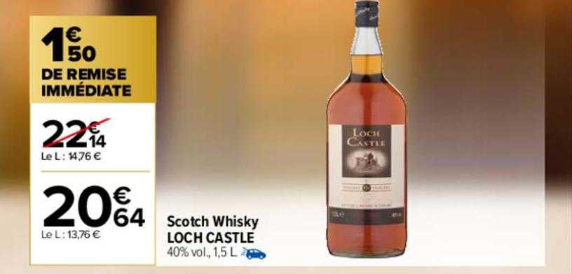 scotch whisky loch castle
