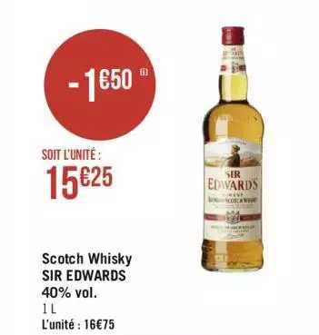 scotch whisky sir edwards
