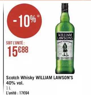 scotch whisky william lawson's