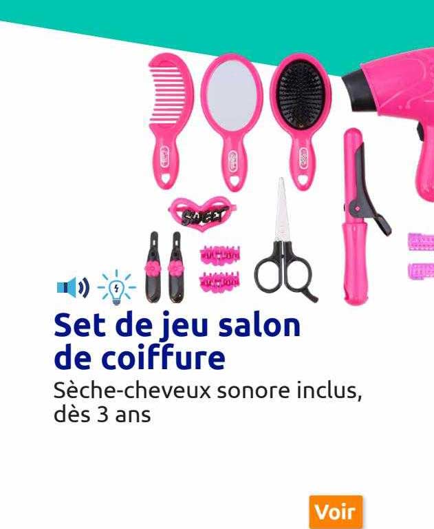set de jeu salon de coiffure