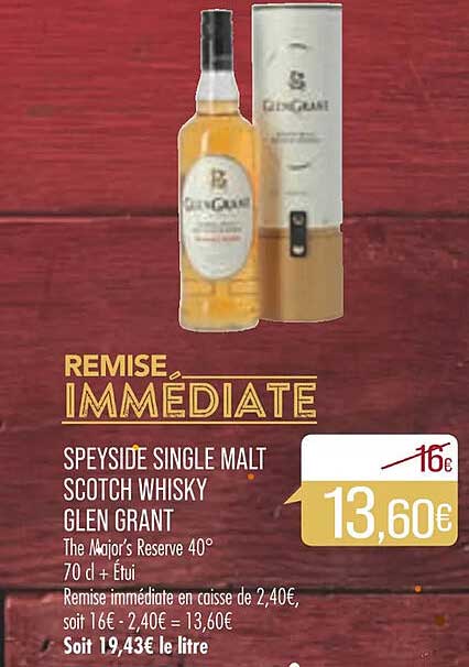speyside single malt scotch whisky glen grant