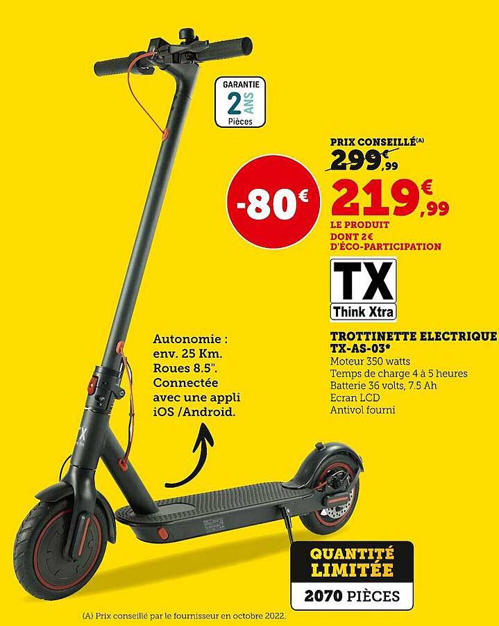 trottinette électrique tx-as-03