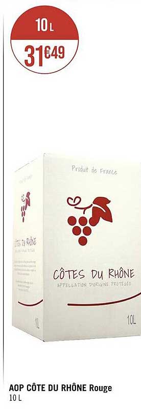 Aop Côte Du Rhône Rouge