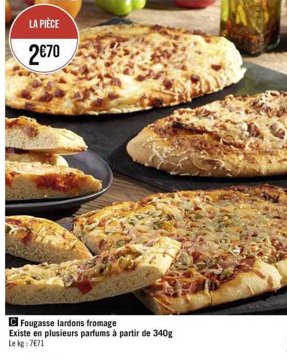 Fougasse Lardons Fromage
