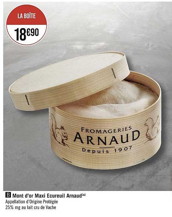 mont d'or maxi écureuil arnaud