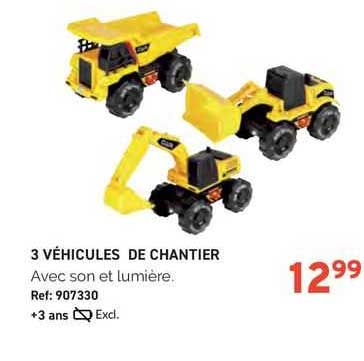 3 Véhicules De Chantier