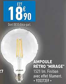 ampoule rétro "mirage"