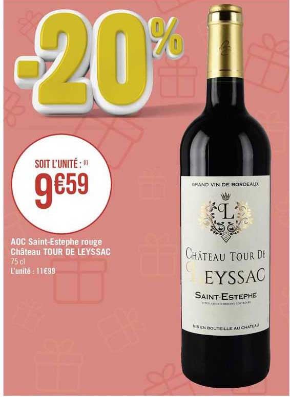 aoc saint-estèphe rouge château tour de leyssac
