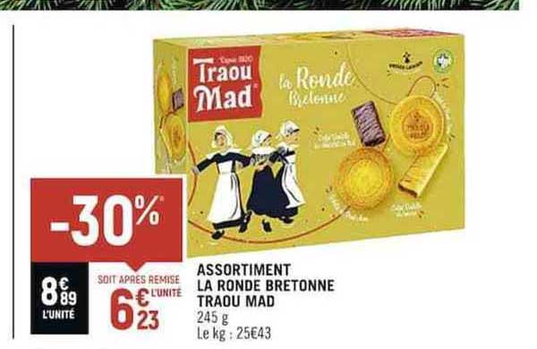 assortiment la ronde bretonne traou mad