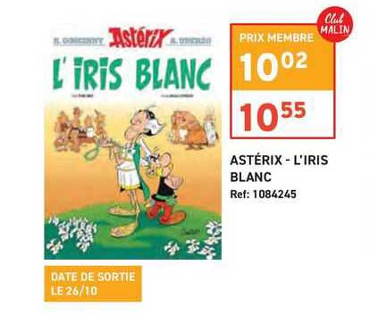 asterix - l'iris blanc