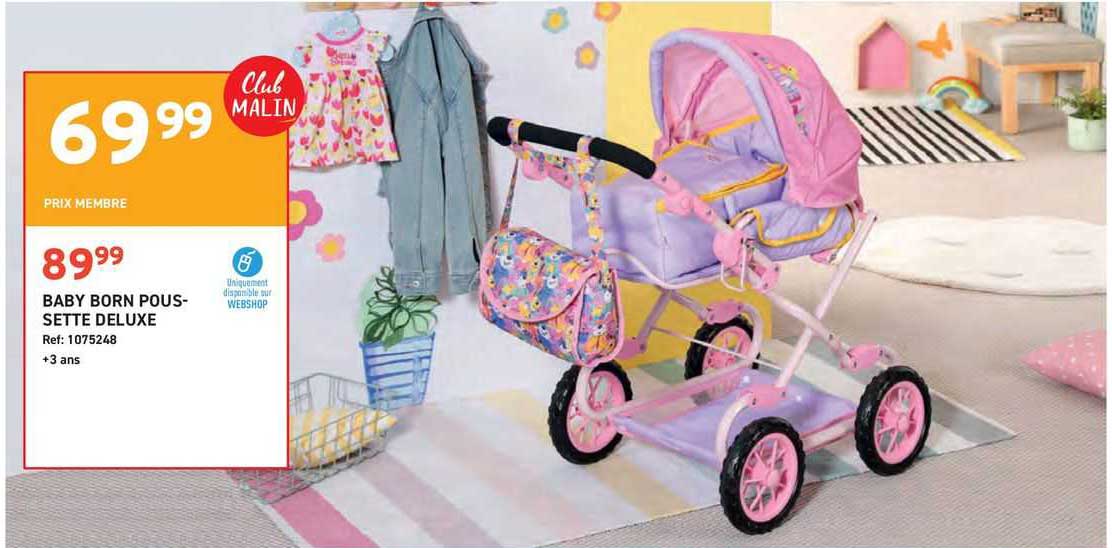 baby born pous-sette deluxe