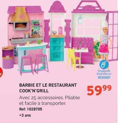 barbie et le restaurant cook'n'grill