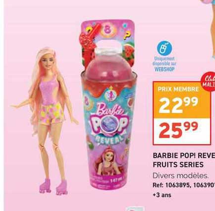 barbie pop! reveal fruits series