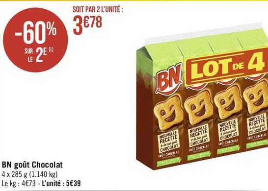 Bn Goût Chocolat