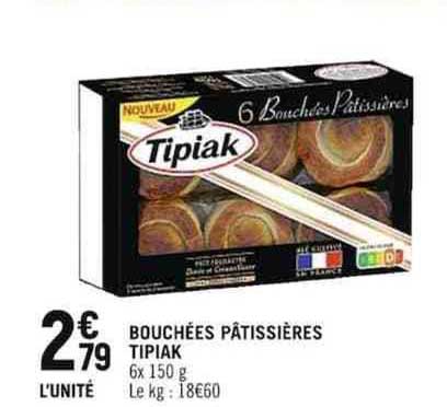 Bouchées Pâtissières Tipiak