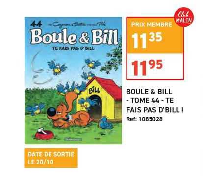boule & bill - tome 44 - te fais pas d'bill !