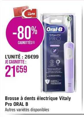 brosse à dents électrique vitaly pro oral-b