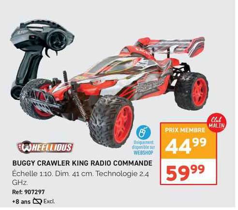 buggy crawler king radiocommandé wheellious