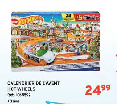 calendrier de l'avent hot wheels