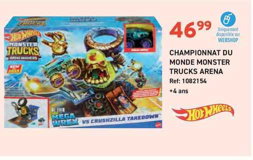 championnat du monde monster trucks arena