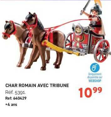 char romain avec tribune