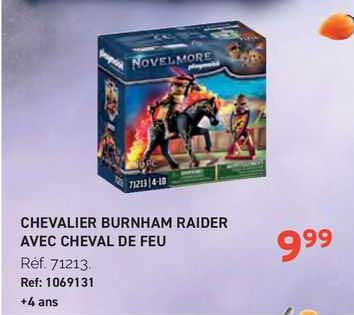 chevalier burnham raider avec cheval de feu