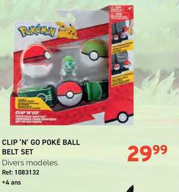clip 'n' go poké ball belt set