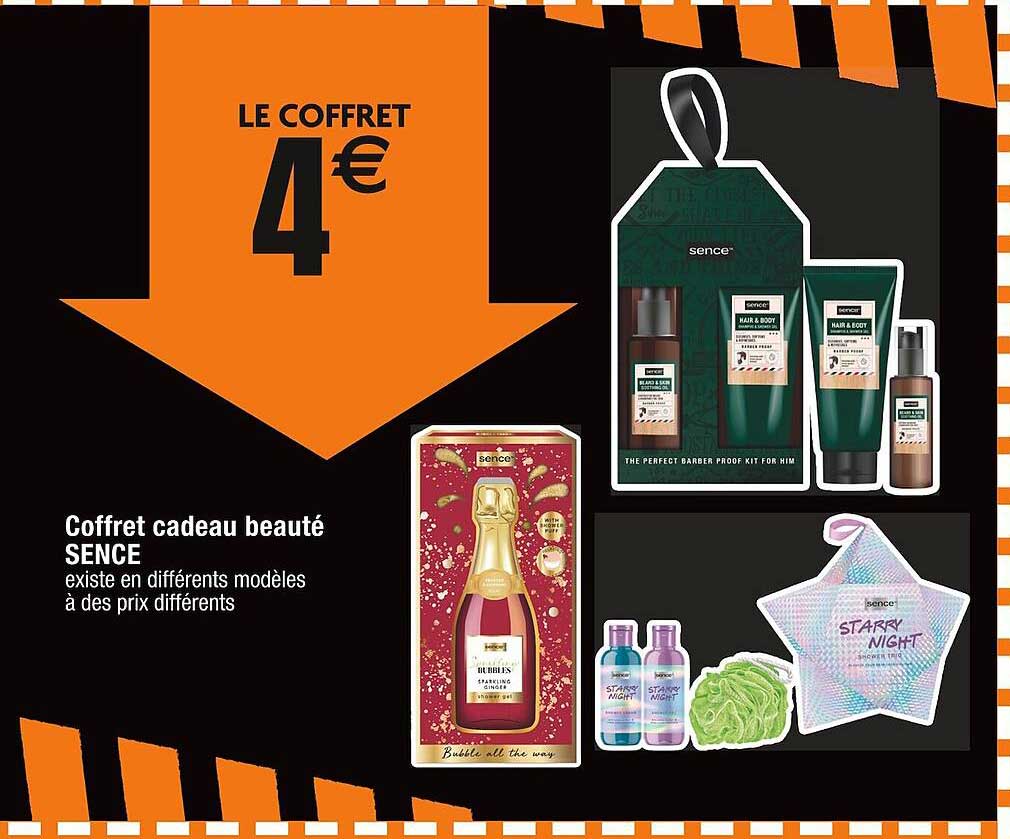coffret cadeau beauté sence