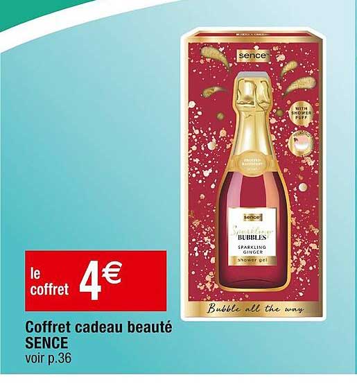 coffret cadeau beauté sence