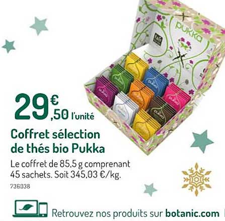 Coffret Sélection De Thés Bio Pukka