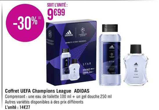 coffret uefa champions league adidas