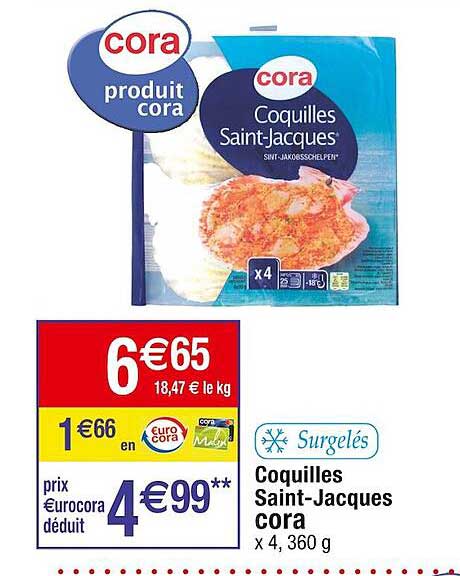 coquilles saint-jacques cora