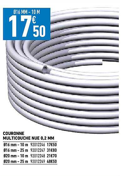couronne multicouche nue 0,2 mm