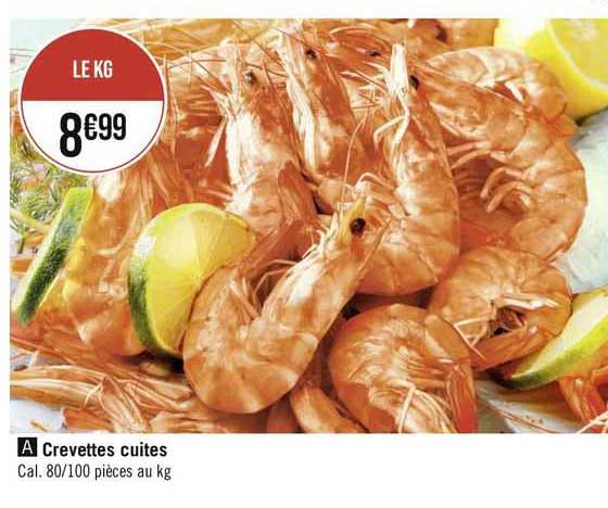Crevettes Cuites