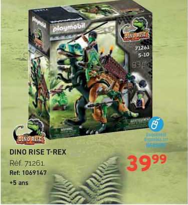 dino rise t-rex playmobil