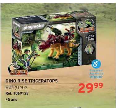 dino rise triceratops playmobil