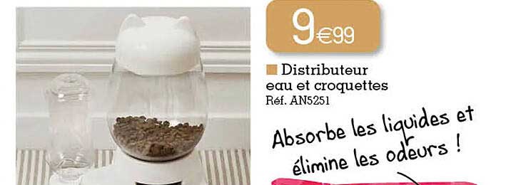 Distributeur Eau Et Croquettes