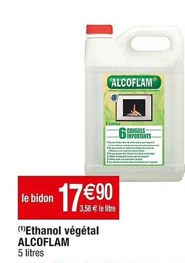 ethanol végétal alcoflam