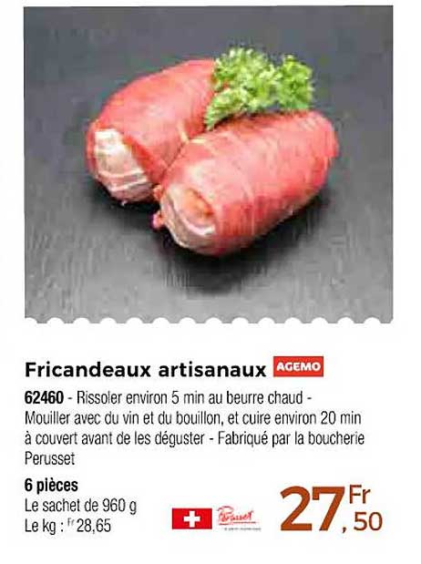 fricandeaux artisanaux
