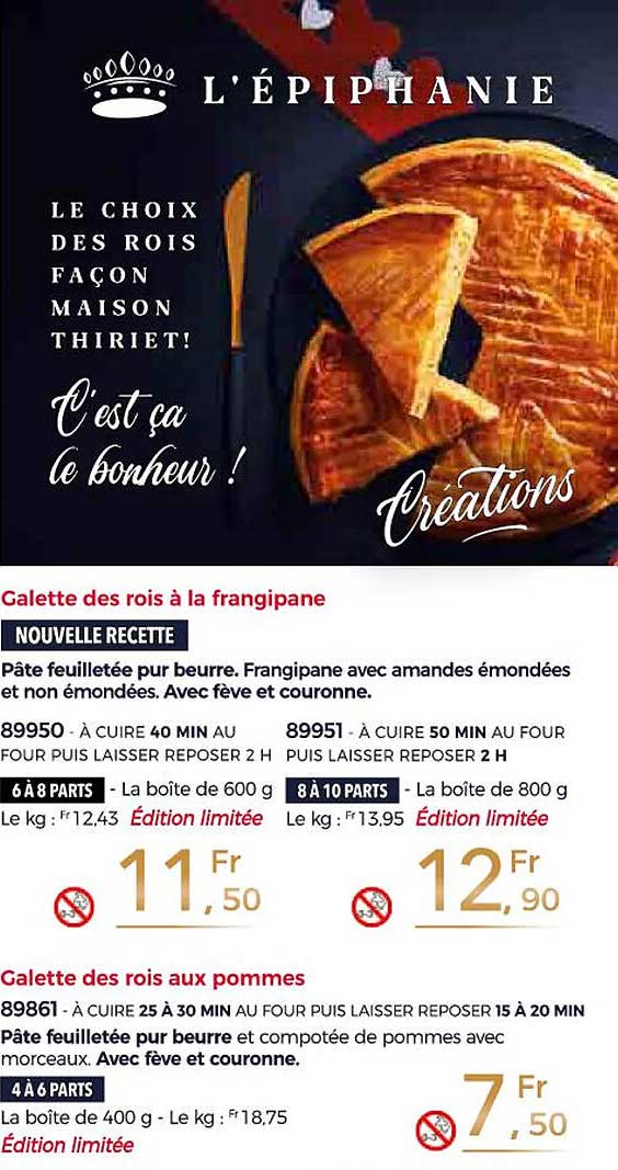 galette des rois à la frangipane, galette des rois aux pommes