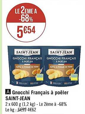 gnocchi français à poêler saint-jean