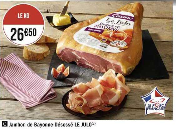 Jambon De Bayonne Désossé Le Julo