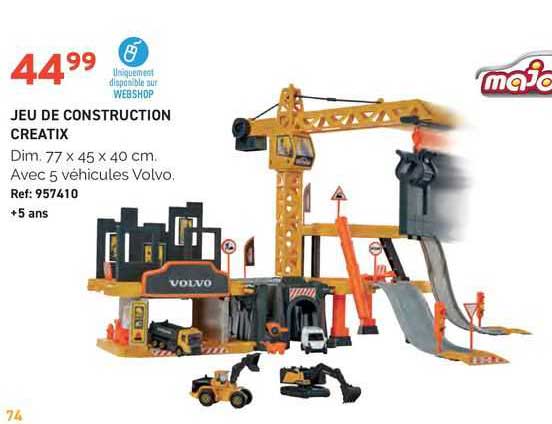 jeu de construction creatix volvo