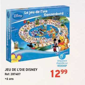 jeu de l'oie disney
