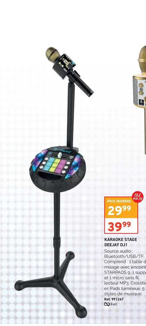 karaoke stage dejay djI