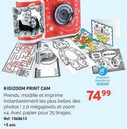 kidizoom print cam